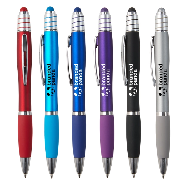 all colors of the Fullerton Velvet Touch MGC Spin Top Stylus Pen