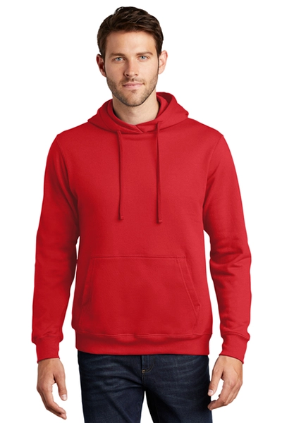 Red Port & Company® Men's Fan Favorite™ Fleece Pullover Hooded Sweatshirt