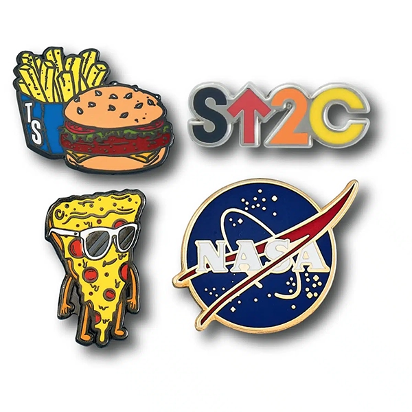 examples of 1" Cloisonne Hard Enamel Lapel Pin